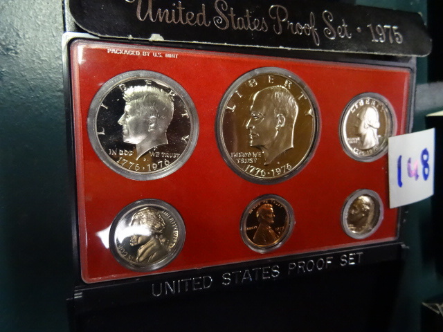lot 148 image: United States Mint Proof Set  1975