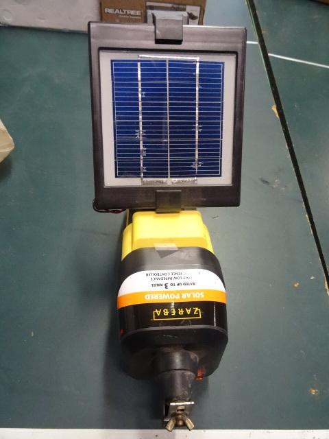 lot 172 image: Solar Powered Fencer Zareba