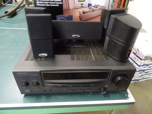 lot 181 image: Kenwood Stereo Integrated Amplifier