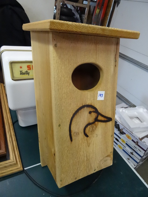 lot 195 image: Ducks Unlimited Wood Duck House