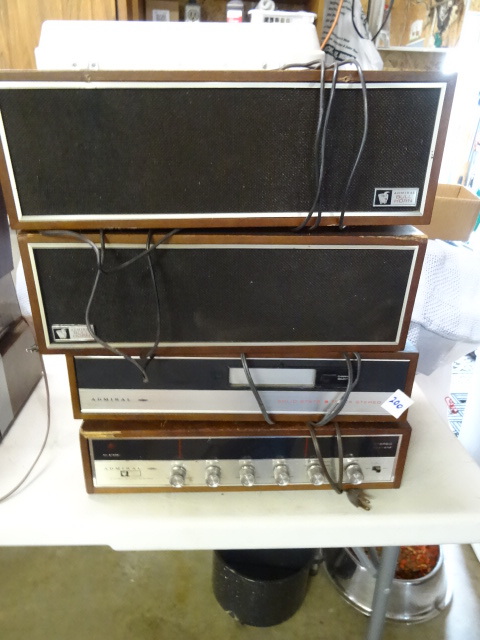 lot 200 image: Admiral Stereo System AM FM Stereo