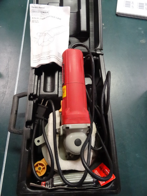 lot 244 image: Craftsman 6 18 Twin Cutter Saw