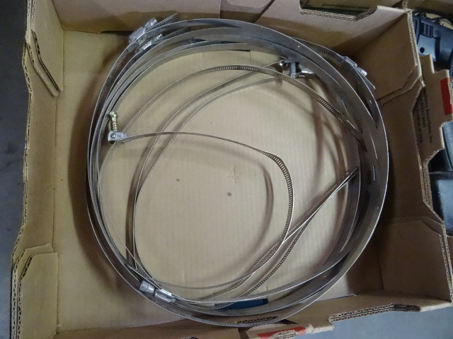 lot 295 image: Large Hose Clamps