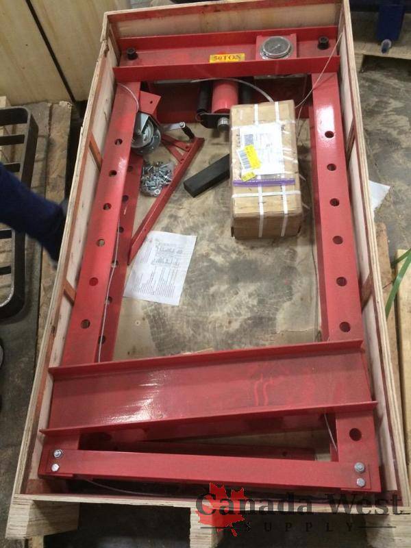 lot 20 image: NEW 50 TON SHOP PRESS AIR  HYDRAULIC SHOP PRESS