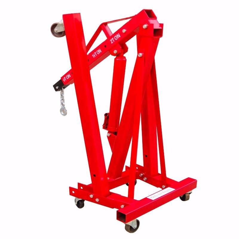 lot 7 image: NEW 2 TON ENGINE CRANE HOIST FOLDING EASY STORAGE