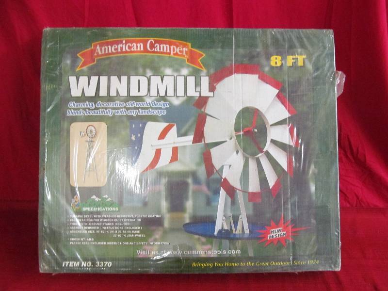 lot 52 image: American Camper winmill