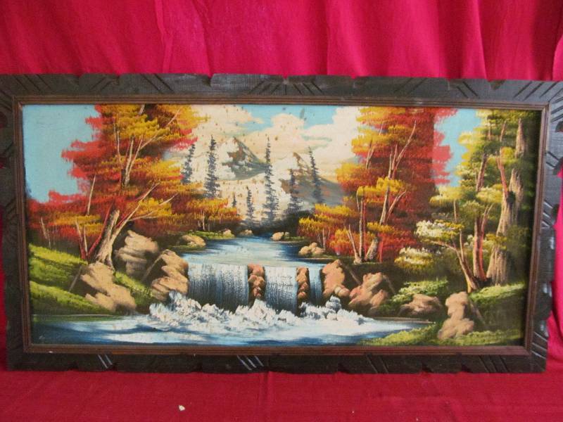 lot 53 image: vintage frame picture