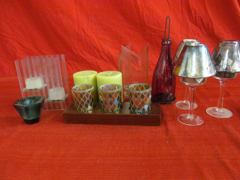 lot 158 image: Candle Holders
