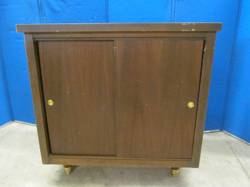 lot 96 image: vintage storage cabinet
