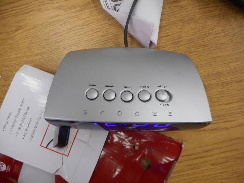 lot 46 image: DIGITAL ALARM CLOCK