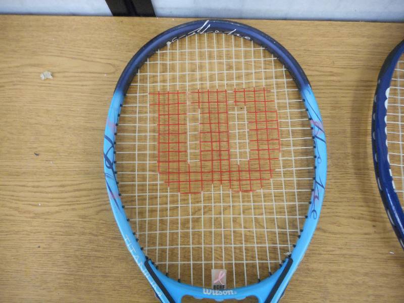 lot 23 image: (2) TENNIS RACKETS