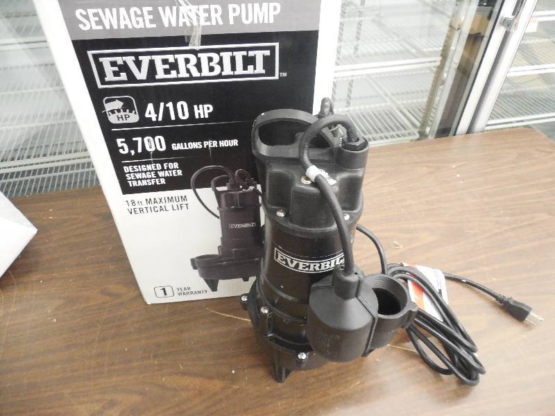 lot 24 image: 410 HP Submersible Economy Sewage Pump