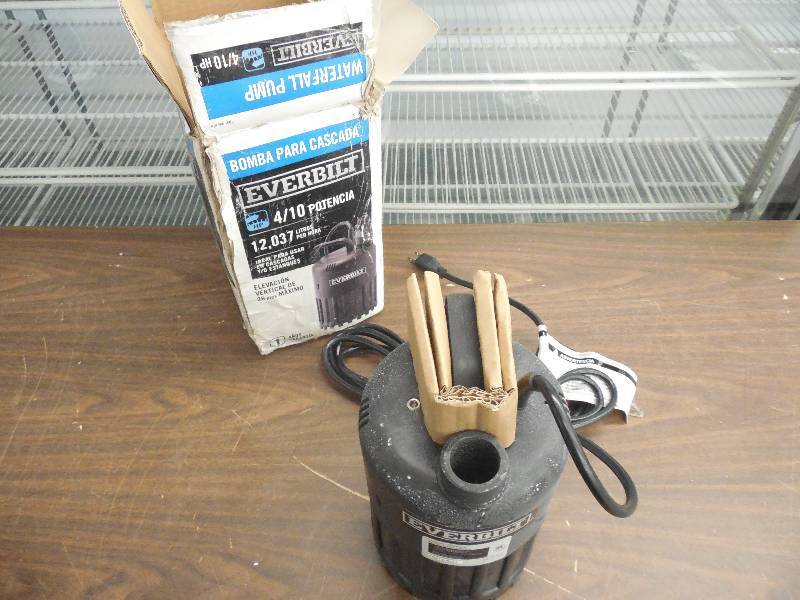lot 25 image: 3180-GPH 410 HP Thermoplastic Waterfall Utility Pump