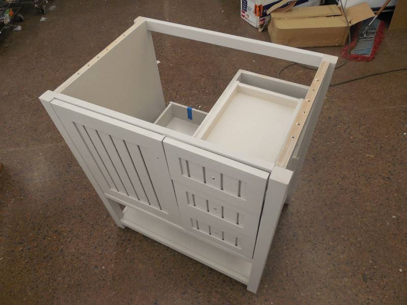 lot 158 image: Seal Harbor 30 in. Vanity in Sharkey Gray