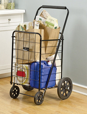 lot 32 image: Heavy-Duty LaundryShopping Cart