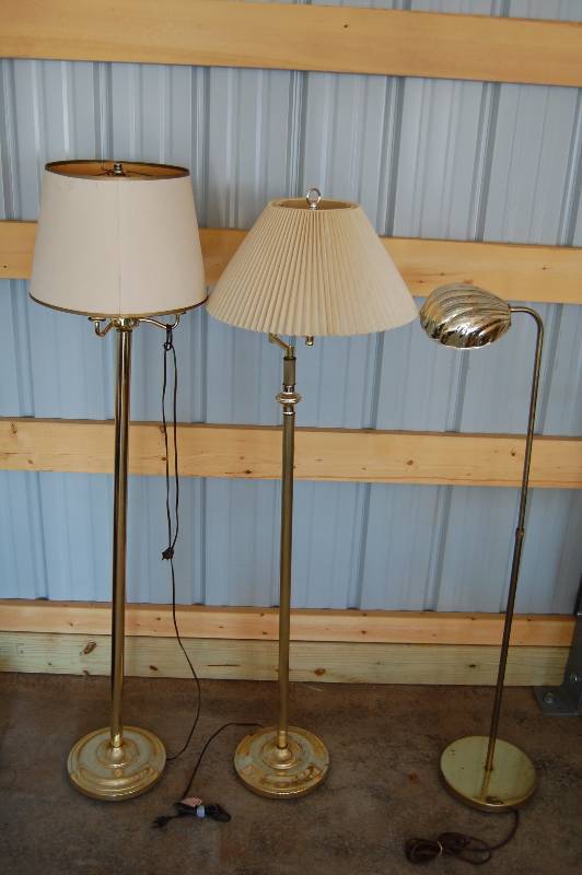 Three Floor Lamps