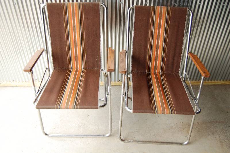 Chrome Frame Lawn Chairs