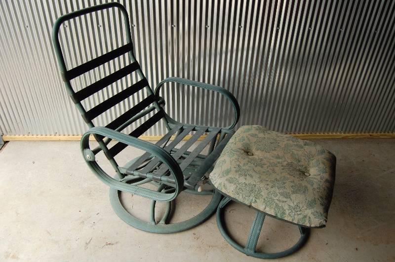 Outdoor Chair & Footstool