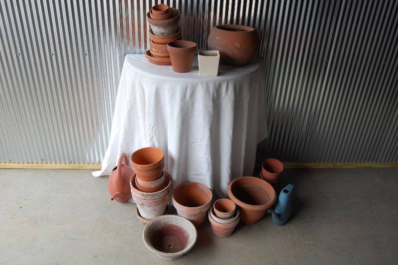 Terra Cotta Pots & Watering Cans