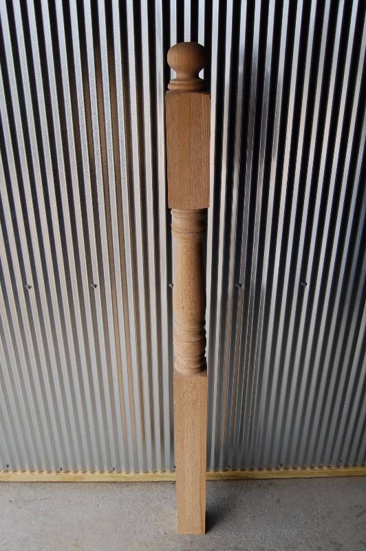 Oak Stair Post