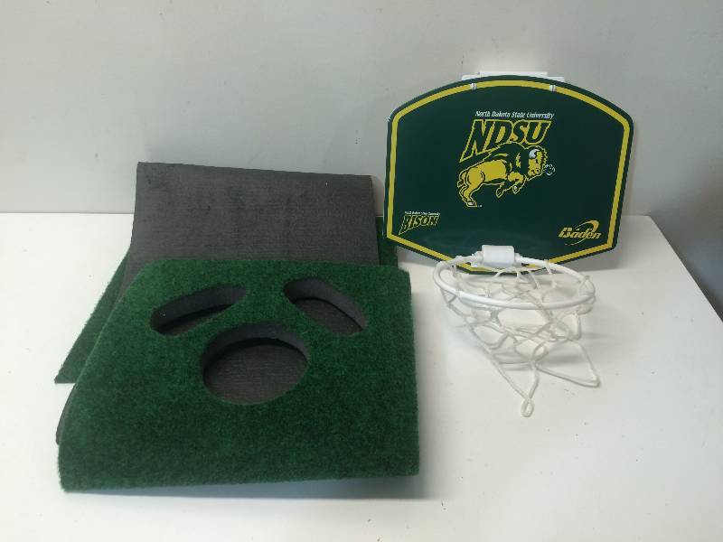Practice Putting Green & Bison Basketball Hoop