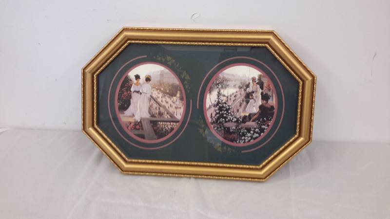 lot 5 image: C. Kieffer print in frame
