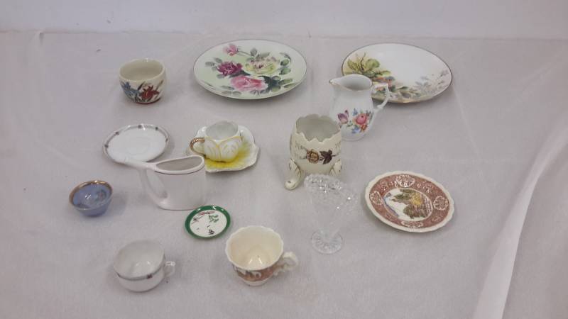 lot 54 image: Bone china and more