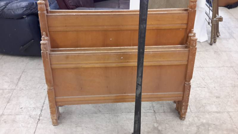 lot 125 image: Pair of headfootboards