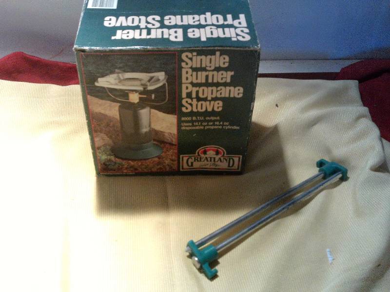 lot 4 image: GREAT LAND SINGLE BURNER STOVE