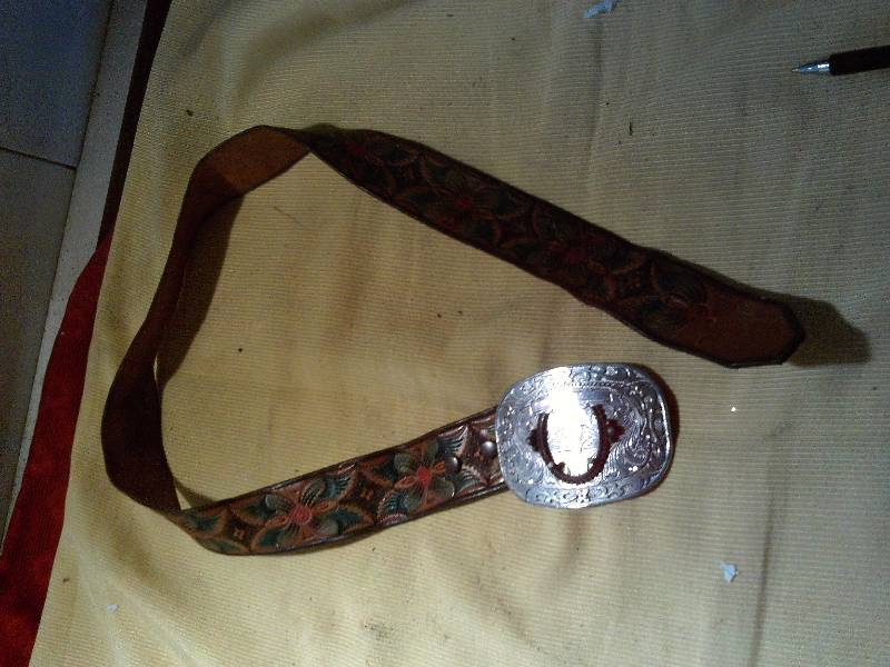 lot 55 image: LEATHER BELT