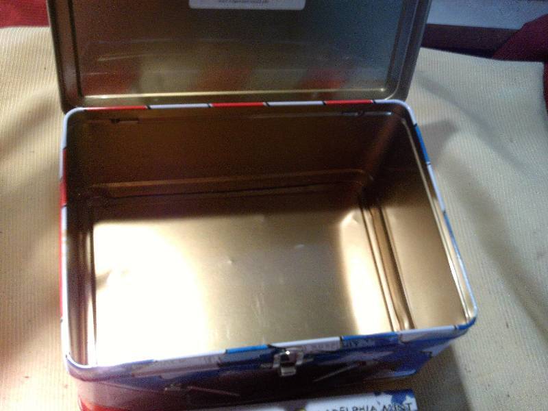 lot 57 image: METAL COLLECTOR BOX