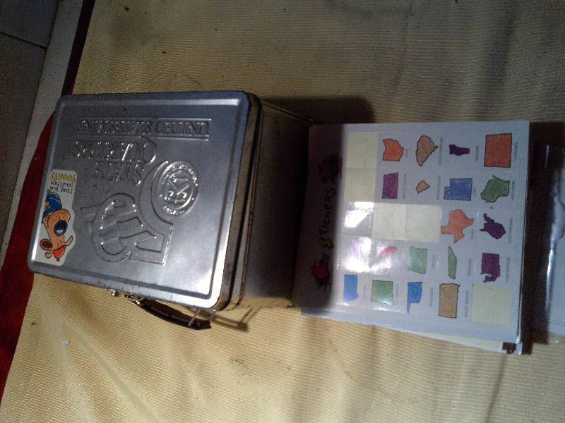 lot 58 image: METAL COLLECTOR BOX