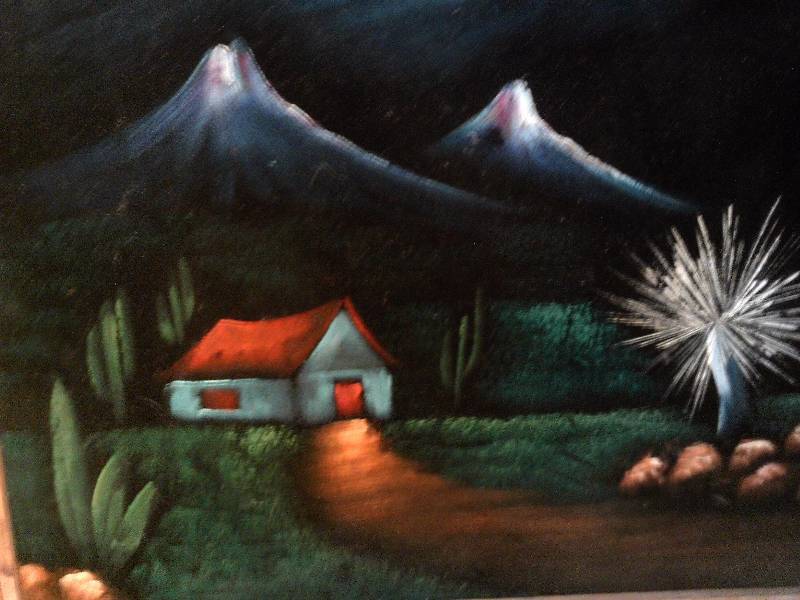 lot 60 image: VINTAGE OIL PAINTING