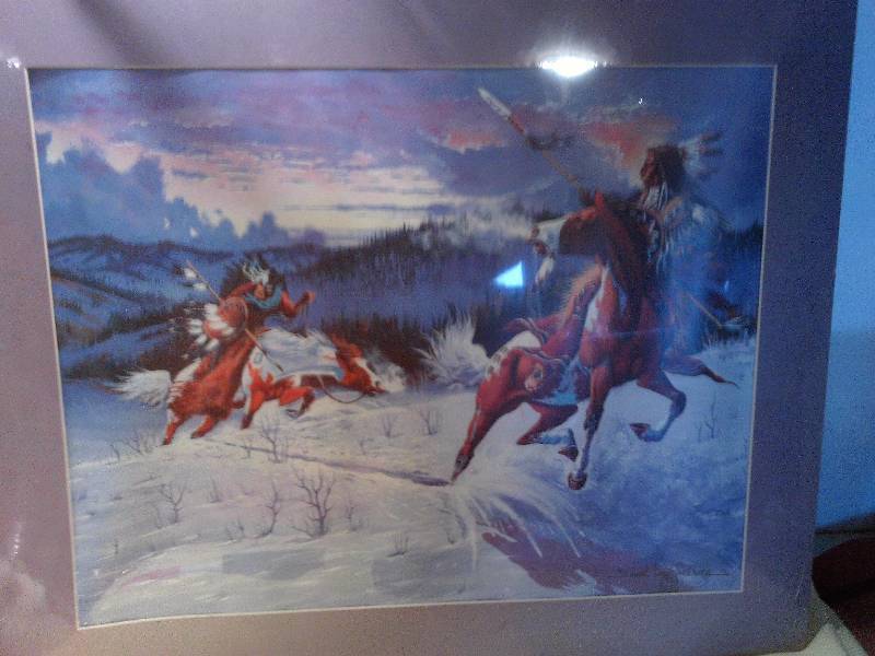lot 63 image: NATIVE AMERICAN PICTURE