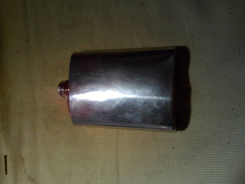 lot 94 image: COLLECTIBLE STAINLESS STEEL FLASK