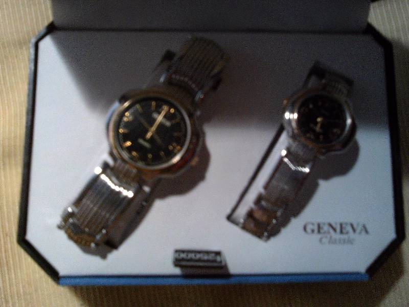 lot 109 image: 2 NEW GENEVA WATCHES