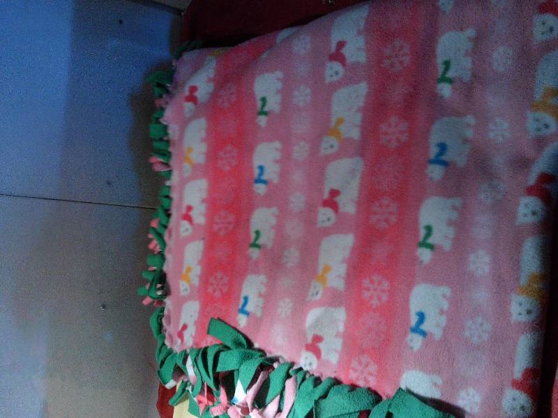 lot 151 image: HAND CRAFTED POLAR BEAR BLANKET