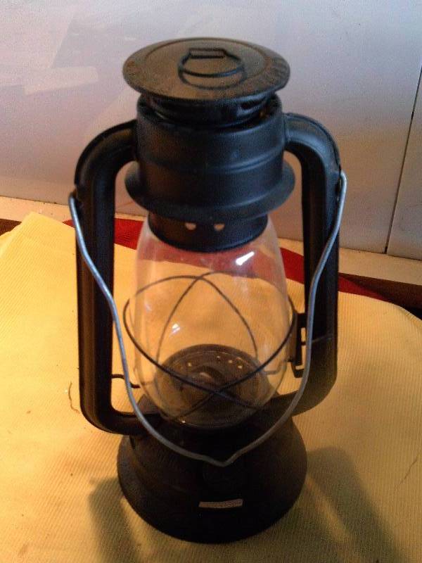 lot 217 image: CAMP LIGHT FARMS OIL LAMP