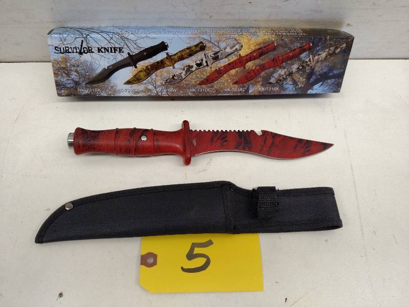 lot 5 image: Survivor HK-731RC Hunting Knife...