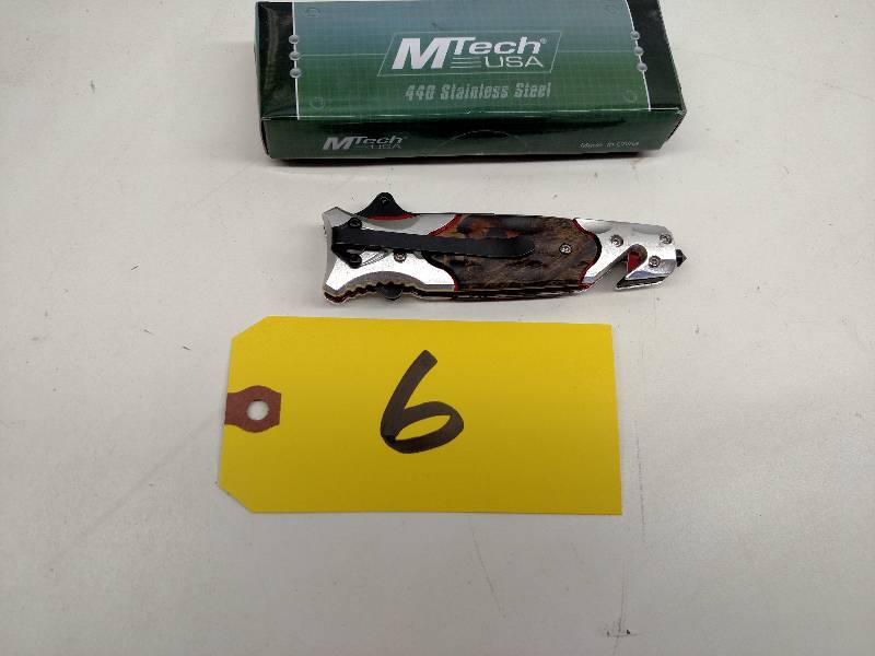 lot 6 image: M-Tech MT-547SC Lock Blade Rescue K...