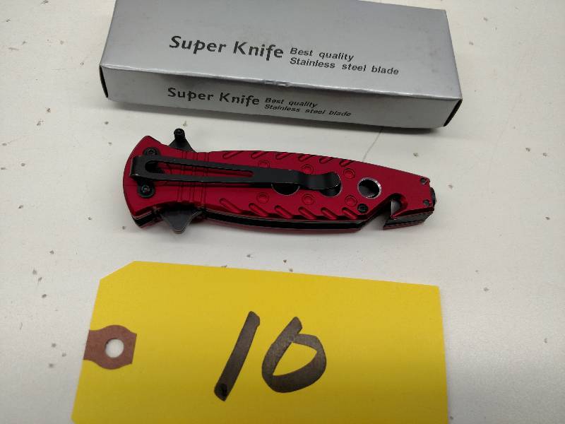 lot 10 image: Super Knife TF-569PD Lock Blade Res...