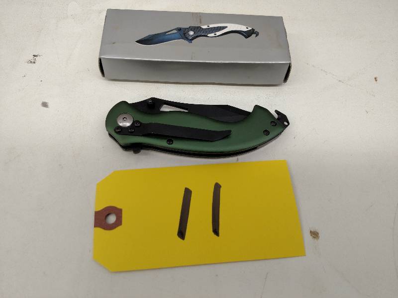 lot 11 image: Super Knife YC-580GN Lock Blade Res...