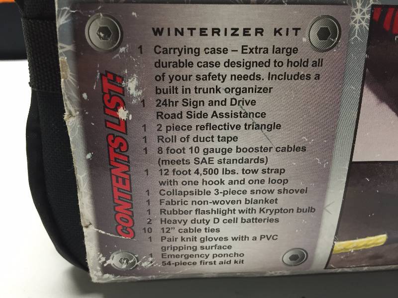 JUST IN CASE WINTER SAFETY KIT