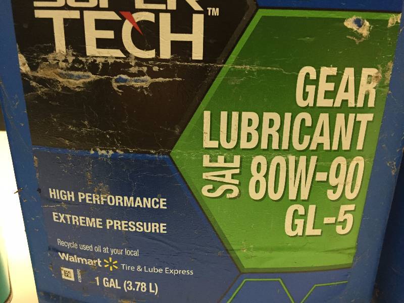 SUPERTECK 80-90 FULL CONTAINER, ANTI FREEZE 34 FULL, HYDRAULIC & TRANSMISSION OIL 12 FULL, LINSEED OIL