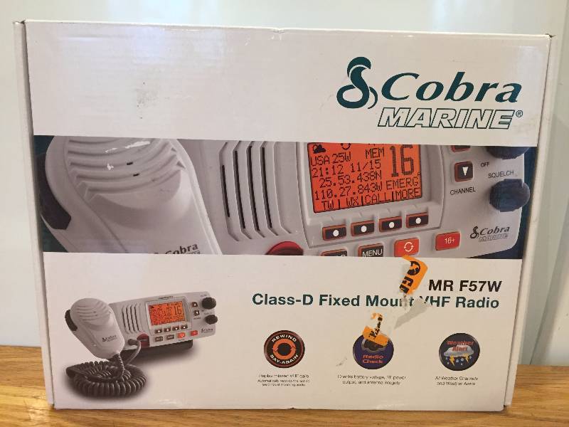 lot 22 image: Cobra Marine Class D Fixed Mount VHF Radio