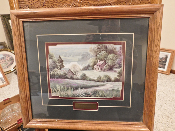 lot 58 image: framed print Country Pathway by Dubravko Raos