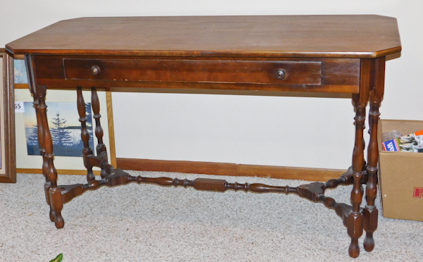 lot 150 image: Vintage Mohagany Library table
