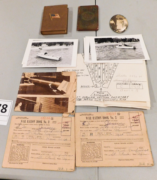lot 178 image: WW II Ephemra