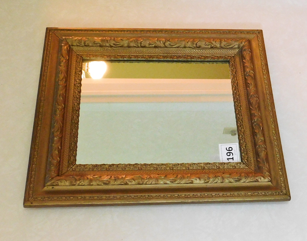 lot 196 image: nice mirror in beautiful frame