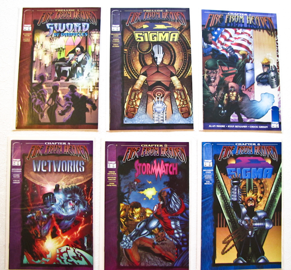 lot 56 image: Fire From Heaven 6 issues